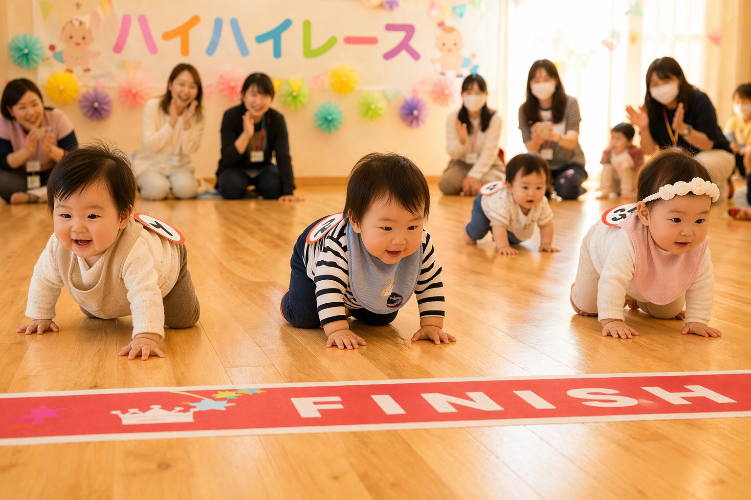 おもちゃで遊ぶ子ども